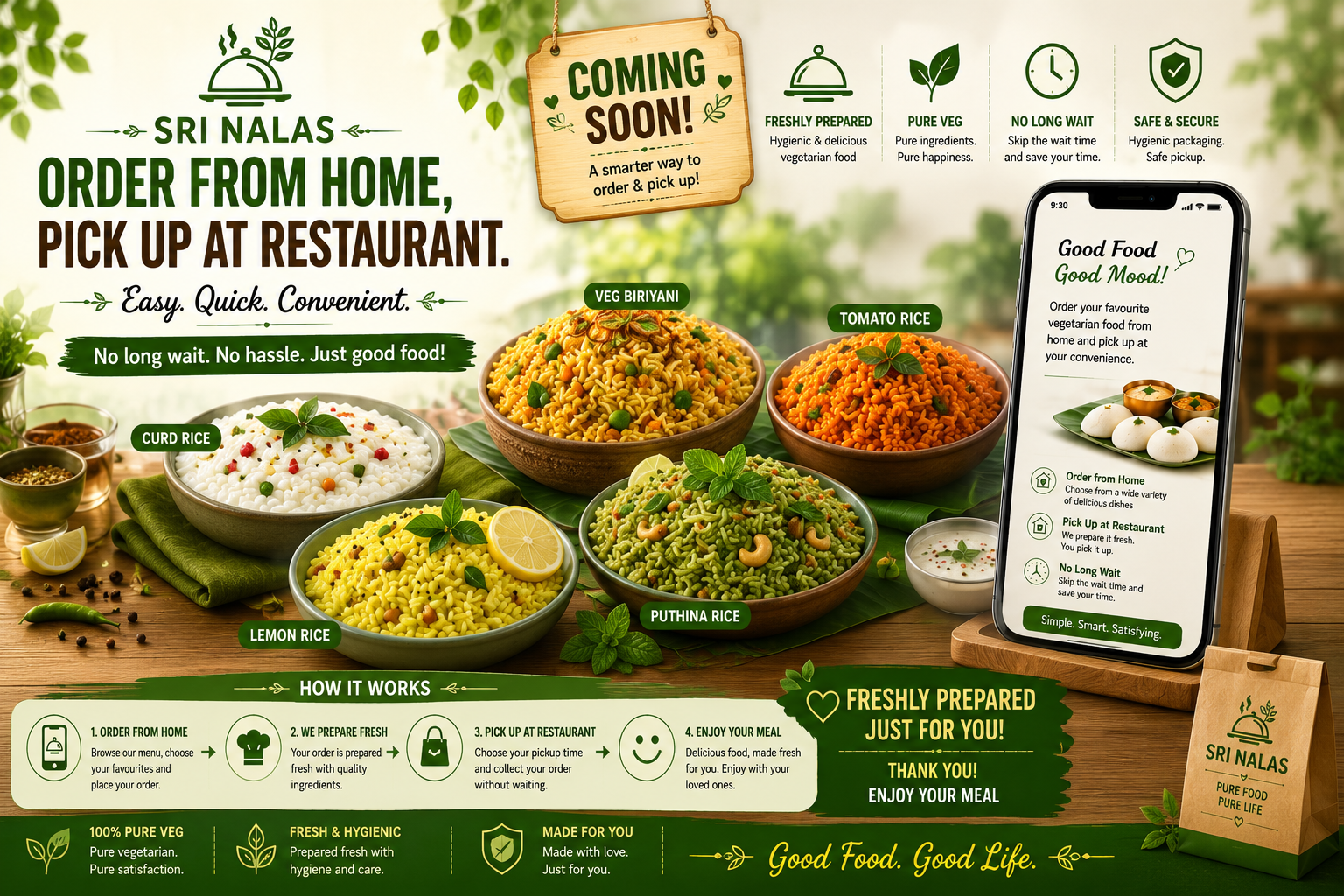 Sri Nalas restaurant food